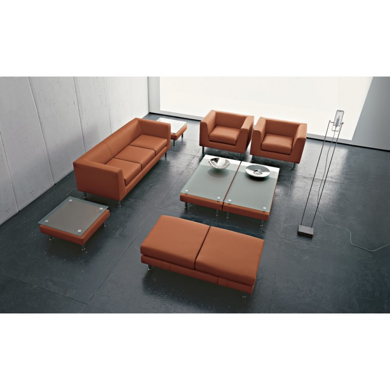 Lux Italy Cube Baxter 3 Seater Sofa